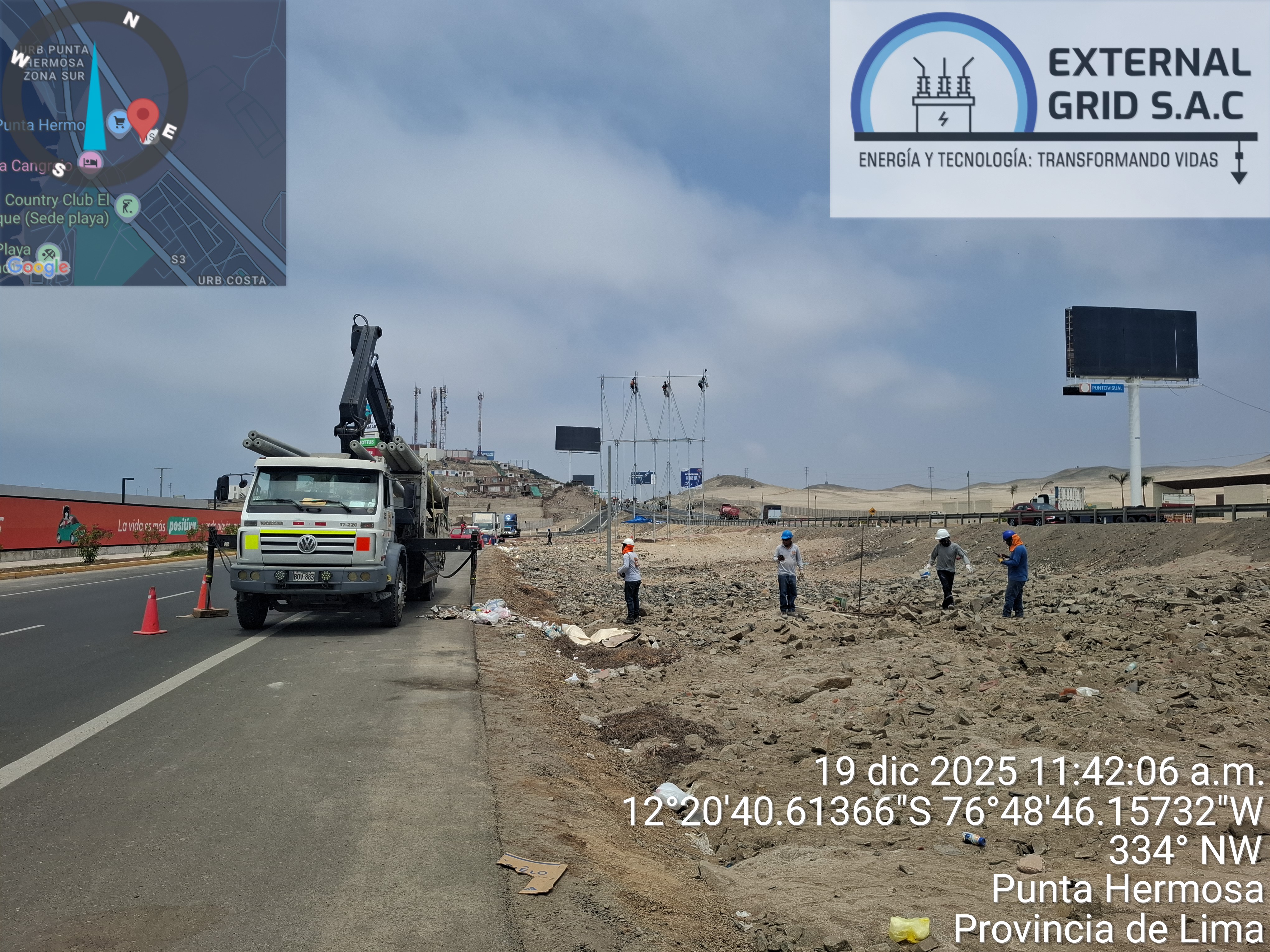 MONTAJE E INSTALACIÓN DE CABLEADO ELÉCTRICO EN POSTES